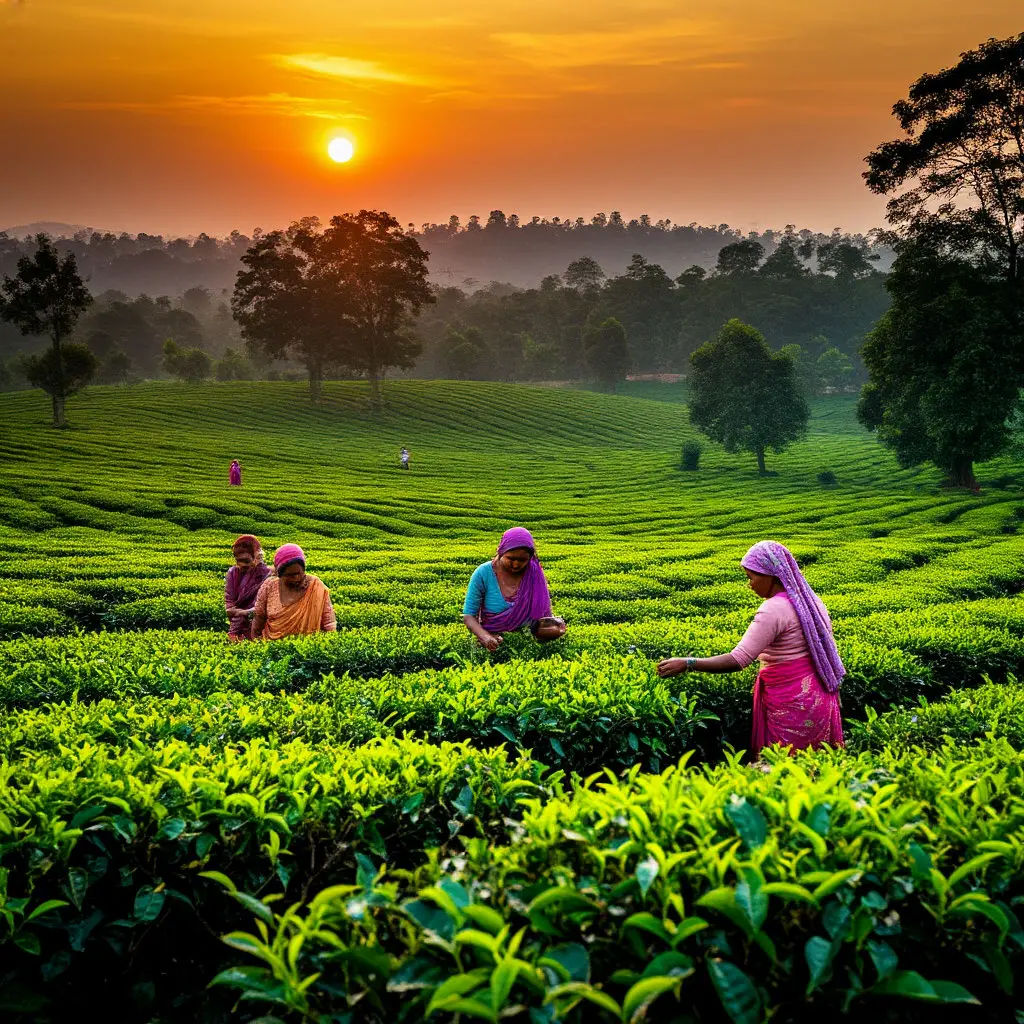 Assam tea estate