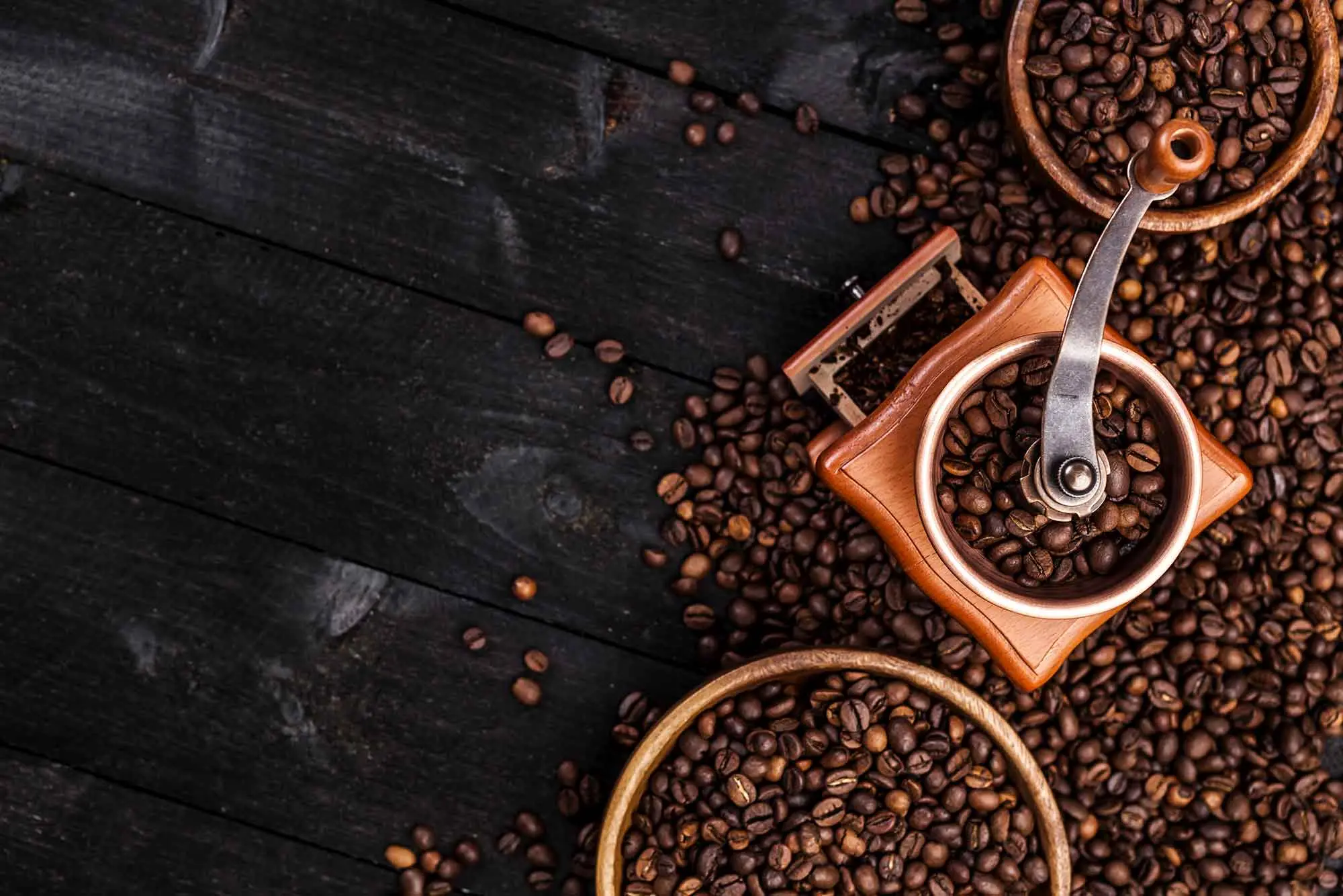 Coffee plantation background