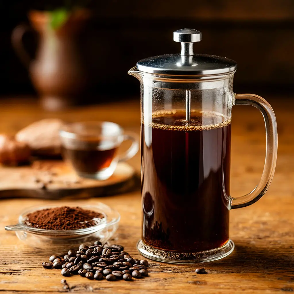 French press brewing