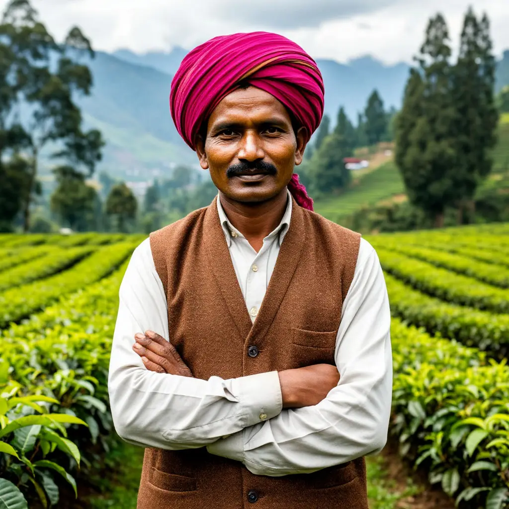 Tea planter portrait