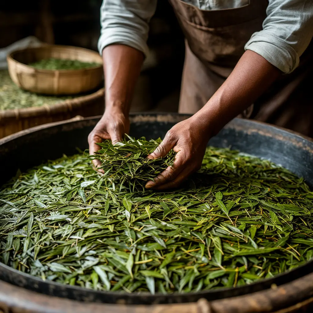 Processing leaves