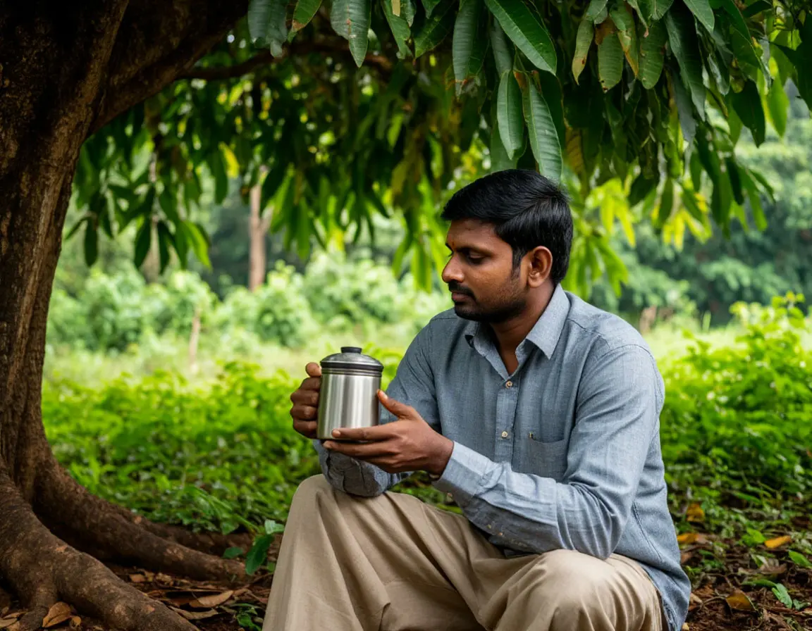 Rural coffee ritual
