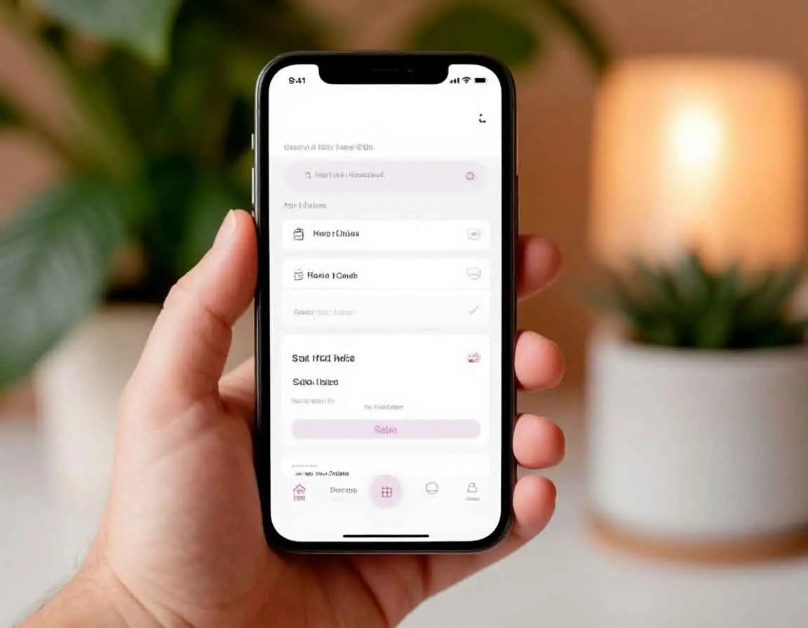 Sign up in app