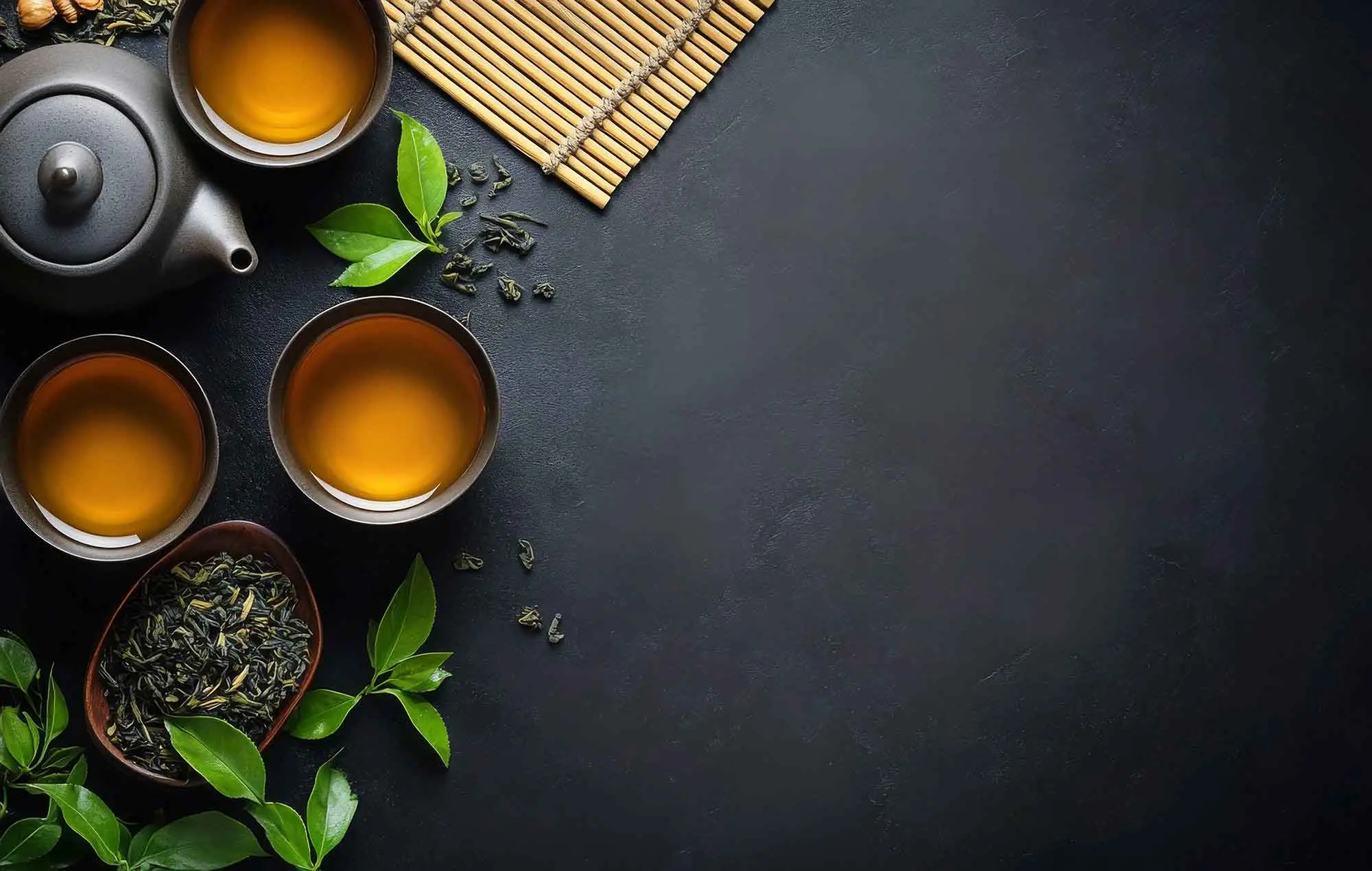 Tea plantation background