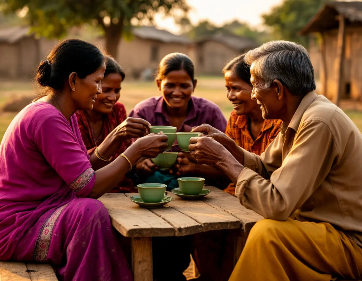 Village tea ritual